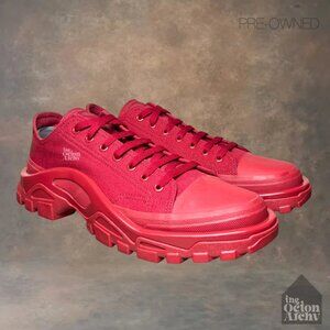 Size 10 Raf Simons x Adidas Detroit Runner 2017 Power Red BB22521 Pre-Owned